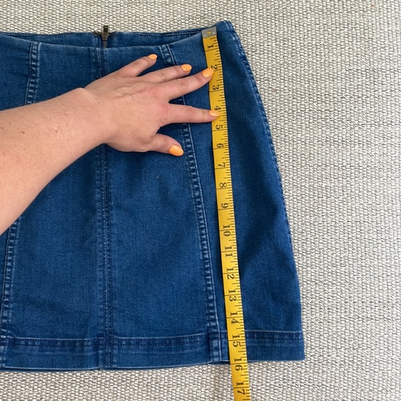 Free People Modern Femme Denim Skirt - Picture 7 of 7